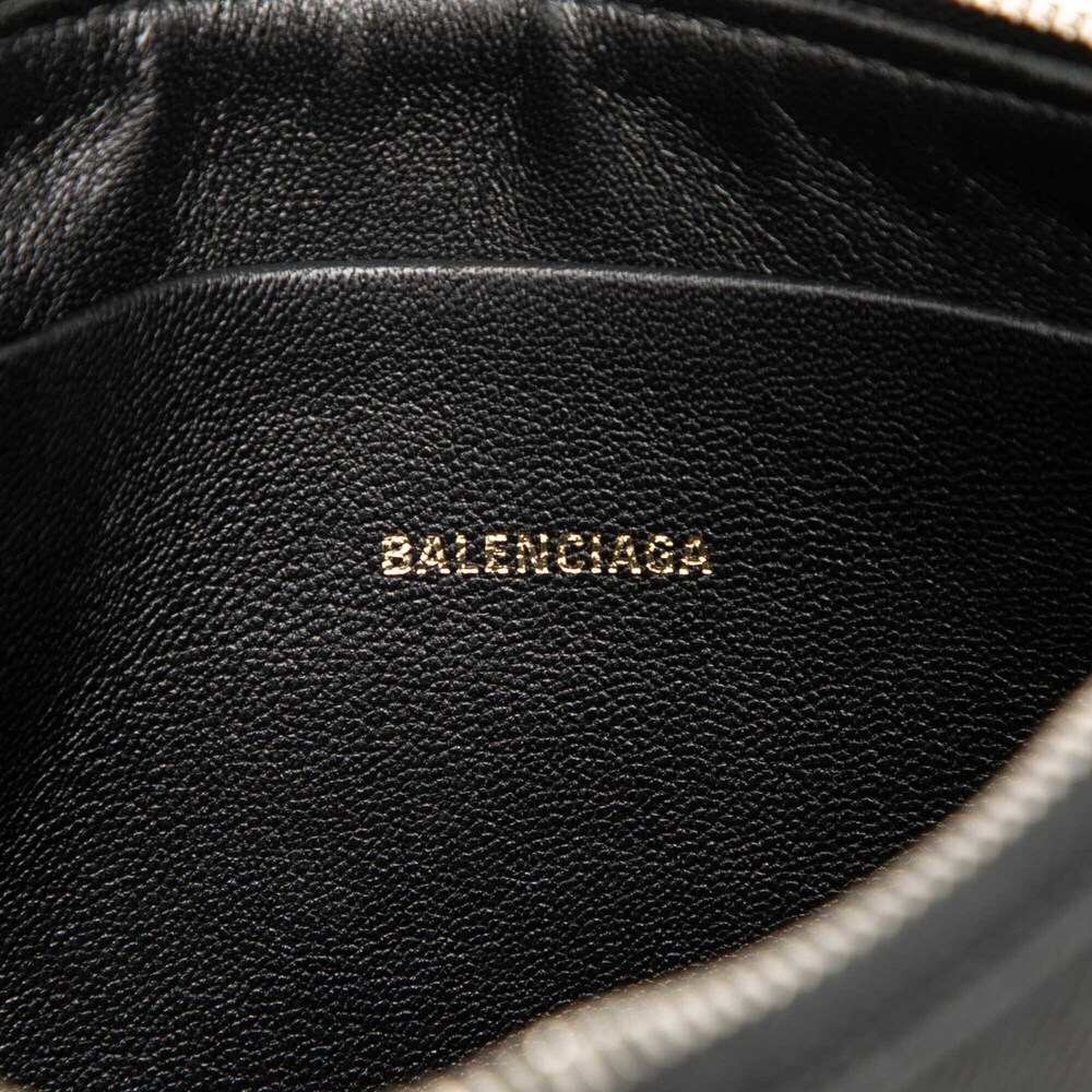 Pre-Loved Balenciaga Leather Ville Logo Clutch M - Picture 5 of 6